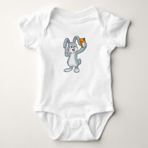 Body Para Bebê Coelho com Móvel