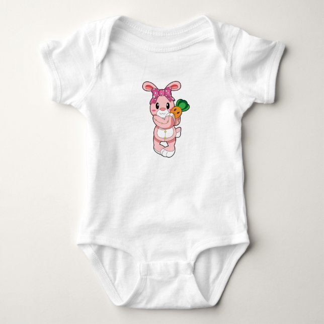 Body Para Bebê Coelho como brinquedo (Frente)