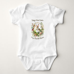 Body Para Bebê Coelho da Primavera