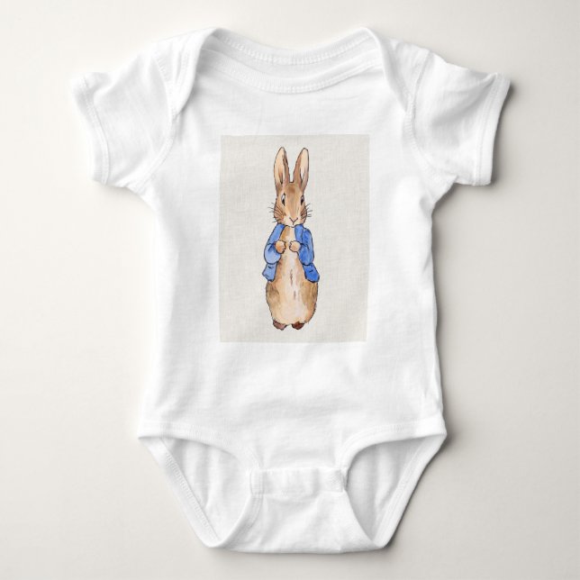 Body Para Bebê Coelho de Livro Infantil Clássico (Frente)