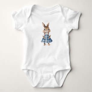 Body Para Bebê Coelho doce de bebê em um vestido
