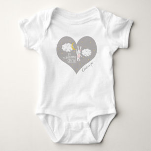 Body Para Bebê "Coelho dos sonhos doces" personalizado