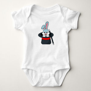 Body Para Bebê Coelho em magia com Wand & Hat