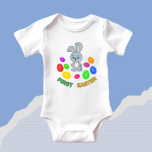 Body Para Bebê coelho páscoa