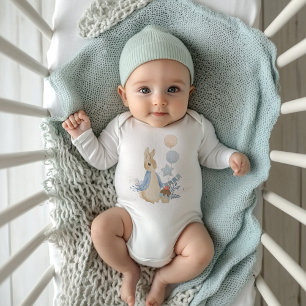 Body Para Bebê Coelho Peter Rabbit Peter Baby Bodyfato