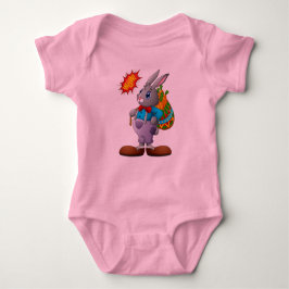 Body Para Bebê Coelho Surpresa