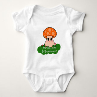 Body Para Bebê Cogumelo para Melhoria Fofo Kawaii Cogumelo Engraç