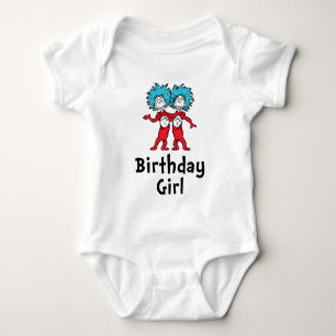 Body Para Bebê Coisa Um Coisa Dois Gêmeos Aniversário Menina do