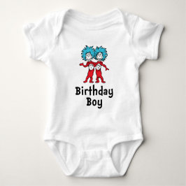 Body Para Bebê Coisa Um Coisa Dois Gêmeos Aniversário | Menino do