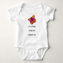 coisas pequenas trazem a maior alegria Baby Bodysu