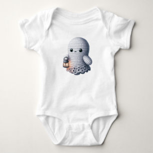 Body Para Bebê Colheita de Outono Fantasma Fofo