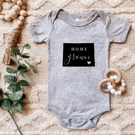 Body Para Bebê Colorado Home Grown State Tee