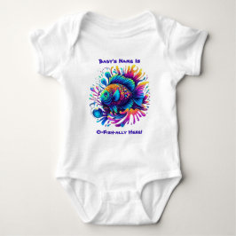 Body Para Bebê Colorida Fish-O-Fish-ally Aqui!
