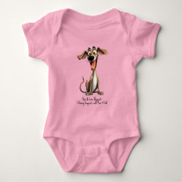 Body Para Bebê Com texto personalizado, 🐶louco 🤪 whippet