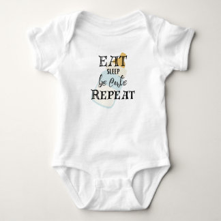 Body Para Bebê Coma, Dorme, Seja Bonita, Repita!