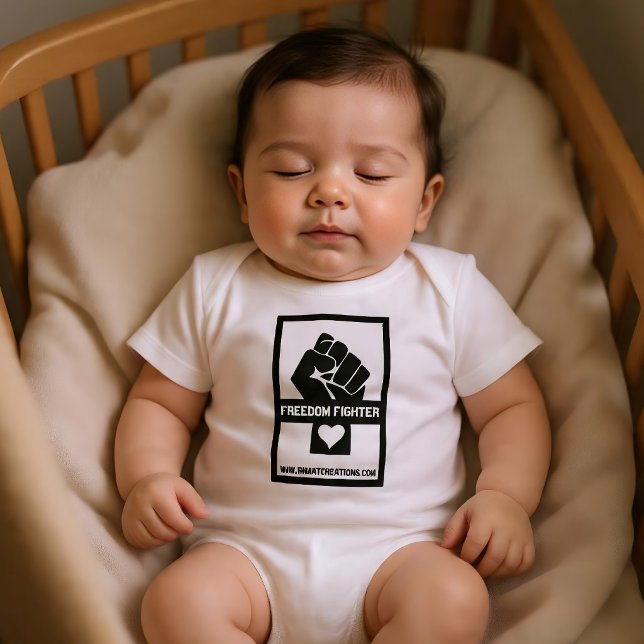 Body Para Bebê Combatente pela Liberdade (Criador carregado)
