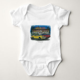 BODY PARA BEBÊ COMENSAL DO CARRO DO MÚSCULO