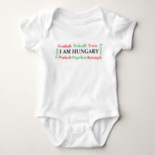 Body Para Bebê Comidas húngaras