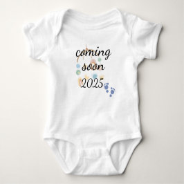 Body Para Bebê Coming soon baby announcement