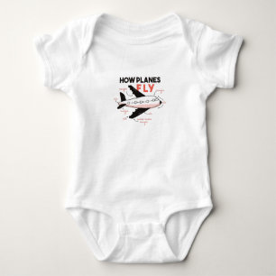 Body Para Bebê Como os aviões voam