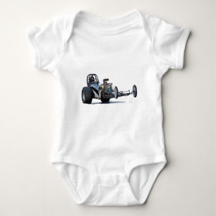 Body Para Bebê Competência do arrasto & vintage Dragsters