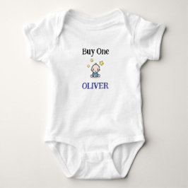 Body Para Bebê Comprar Um, Receba Um, Tripletes Personalizados Gr