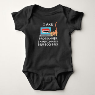 Body Para Bebê Computação de TI Computação Gato Engraçado Da