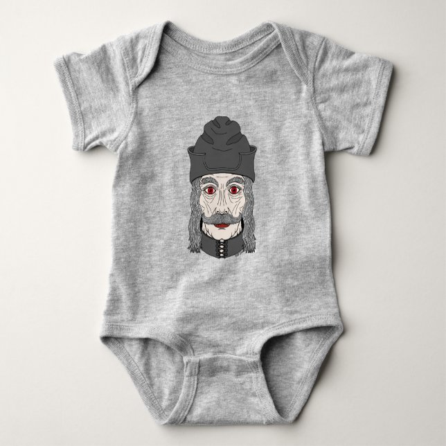 Body Para Bebê Conde Drácula 2026 (Frente)