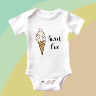 Body Para Bebê cone sorvete