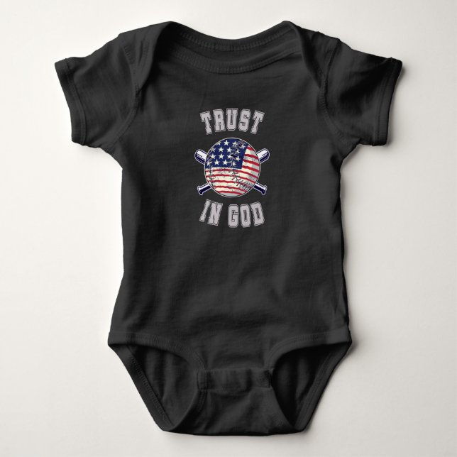 Body Para Bebê Confiança em Deus (Frente)
