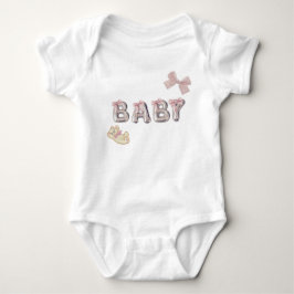 Body Para Bebê Conjunto Bebê Laço Estético Fofo | Um- Menina Doce