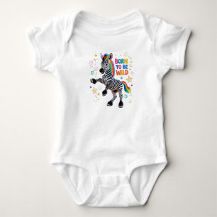 Body Para Bebê Conjunto Bebê Zebra Selvagem