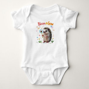 Body Para Bebê Conjunto Bloom & Grow Bebê Ouriço Um Ano