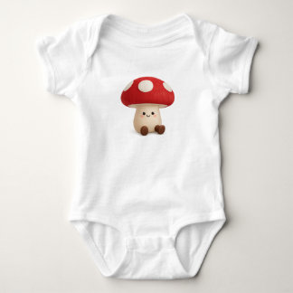 Body Para Bebê Conjunto de Bebê Cute Kawaii Cogumelo