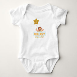 Body Para Bebê Conjunto de Bebê de 1 Ano de Energia de Garotão
