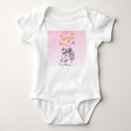 Body Para Bebê Conjunto de Bebê de Banho Cute Best Mom Ever