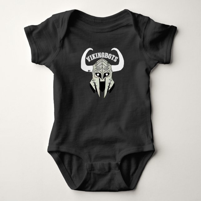 Body Para Bebê Conjunto de Bebê de Engenheiro de Robótica do Futu (Frente)
