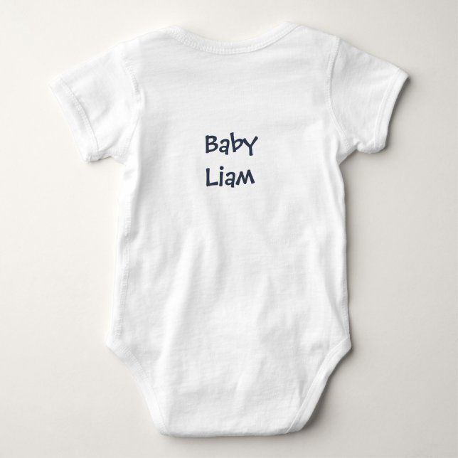 Body Para Bebê Conjunto de Bebê de Pengüim Leitor de Livro em Aqu (Verso)