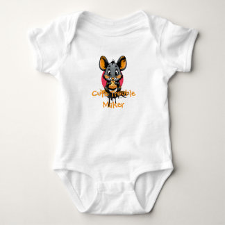 Body Para Bebê Conjunto de Bebê de Rato de Desenho Animado Fofo