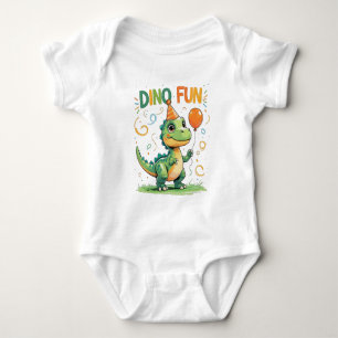 Body Para Bebê Conjunto de Bebê Dino Diversão