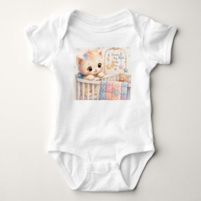Body Para Bebê Conjunto de Bebê Fofo | Tumble Aquarela (Frente)