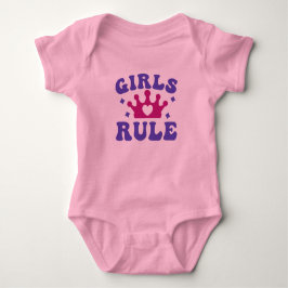 Body Para Bebê Conjunto de Bebê Garotas Regem – Adorável Conjunto