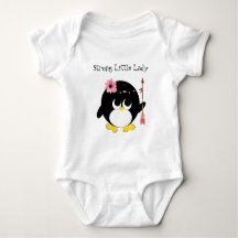 Conjunto de Bebê Pequena Senhora Forte Pinguim Fof