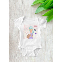 Conjunto de Bebê Sereia Mágica – Fada Subaquática 