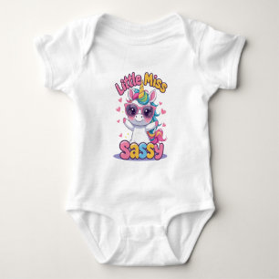 Body Para Bebê Conjunto Little Miss Sassy Baby – Unicórnio Adoráv