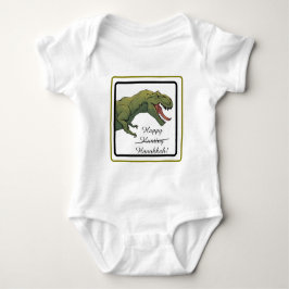Body Para Bebê Conjunto para Bebê Unisex T-Rex Dinossauro Hanukka