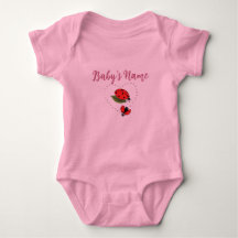 Conjunto Personalizado/Nome Personalizado Joaninha