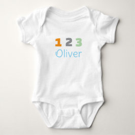 Body Para Bebê Conjunto Personalizado para Trigêmeos, Personaliza