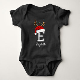 Body Para Bebê Conjuntos de Natal da Família Monogramas