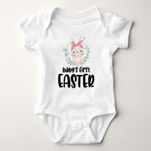 Body Para Bebê Conjuntos de Páscoa para Meninas Bebês Meu Primeir